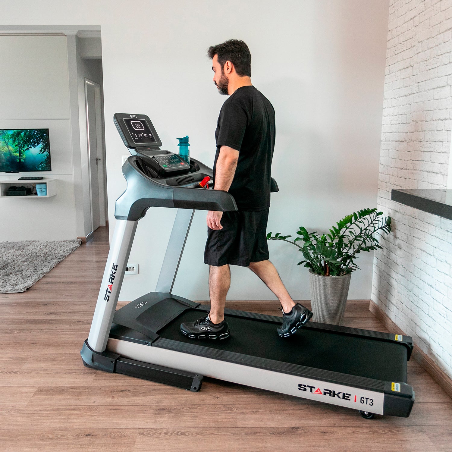 Passadeira de correr Elétrica Dobrável Starke GT3 com conexão Bluetooth - Envio e Montagem Gratuitos
